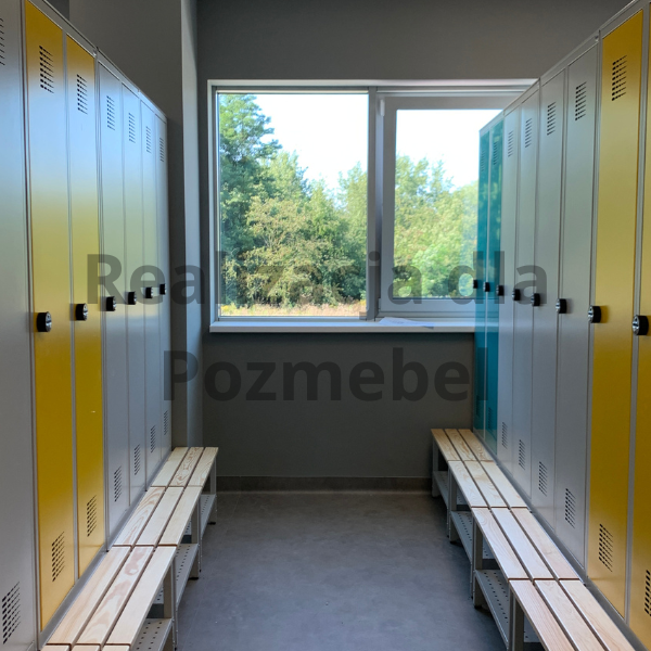 Realizacja montażu szatni pracowniczej – Wrocław (dla Pozmebel)