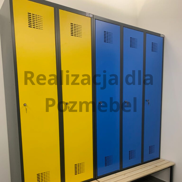 Montaż szaf ubraniowych z ławką – realizacja dla Pozmebel (Bydgoszcz)